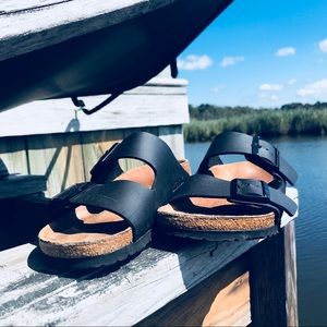 Birkenstock Arizona sandals two straps leather 8